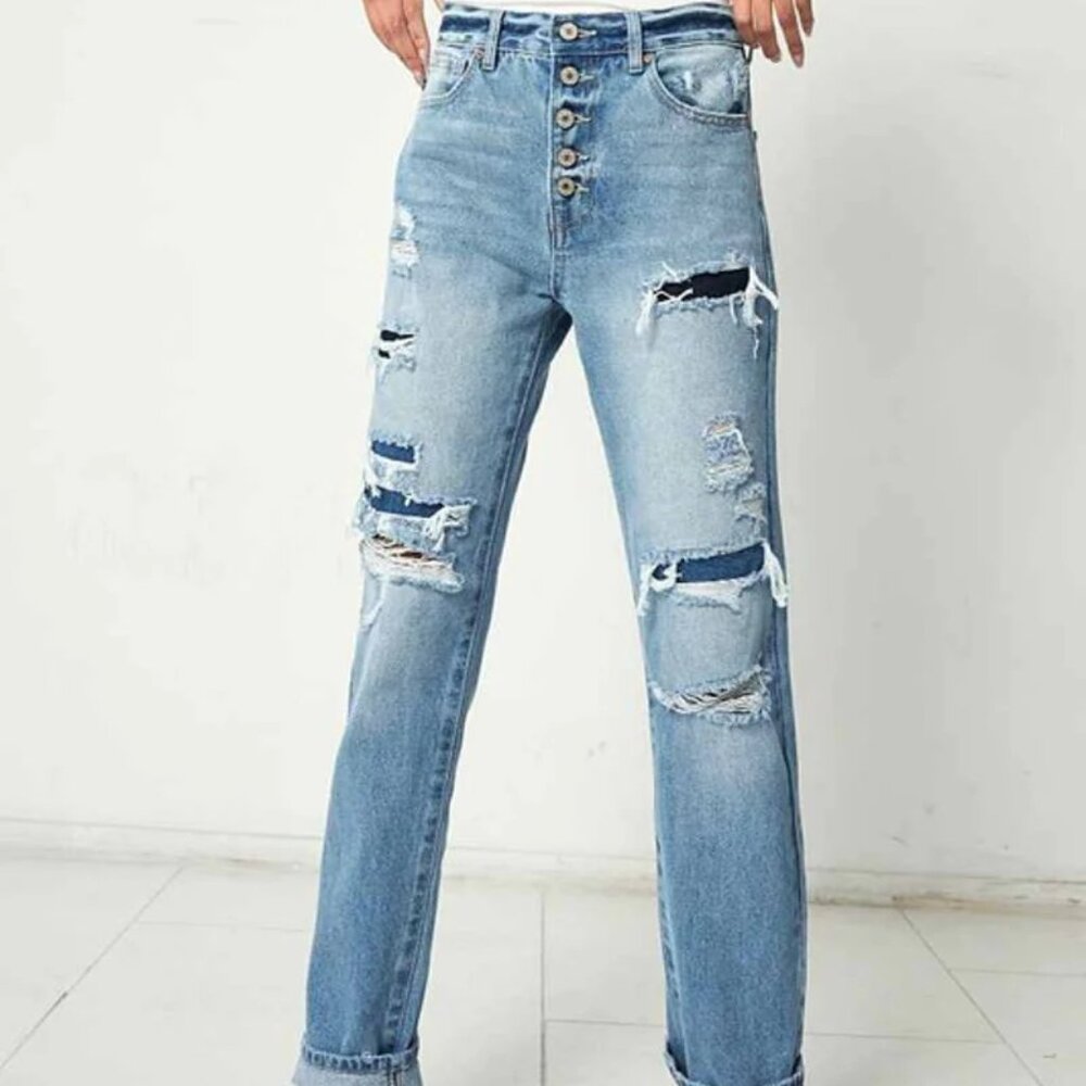 High Rise Boyfriend Jean